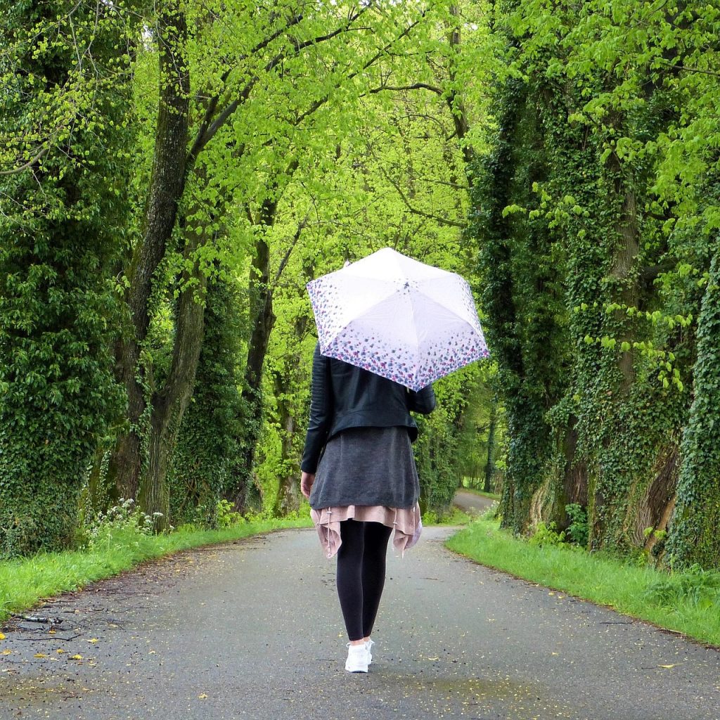 Young woman, girl, umbrella — Mengapa Scatter Menjadi Simbol Paling Dicari di Slot